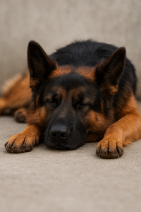 10 Datos Curiosos sobre cómo duerme el Pastor Alemán