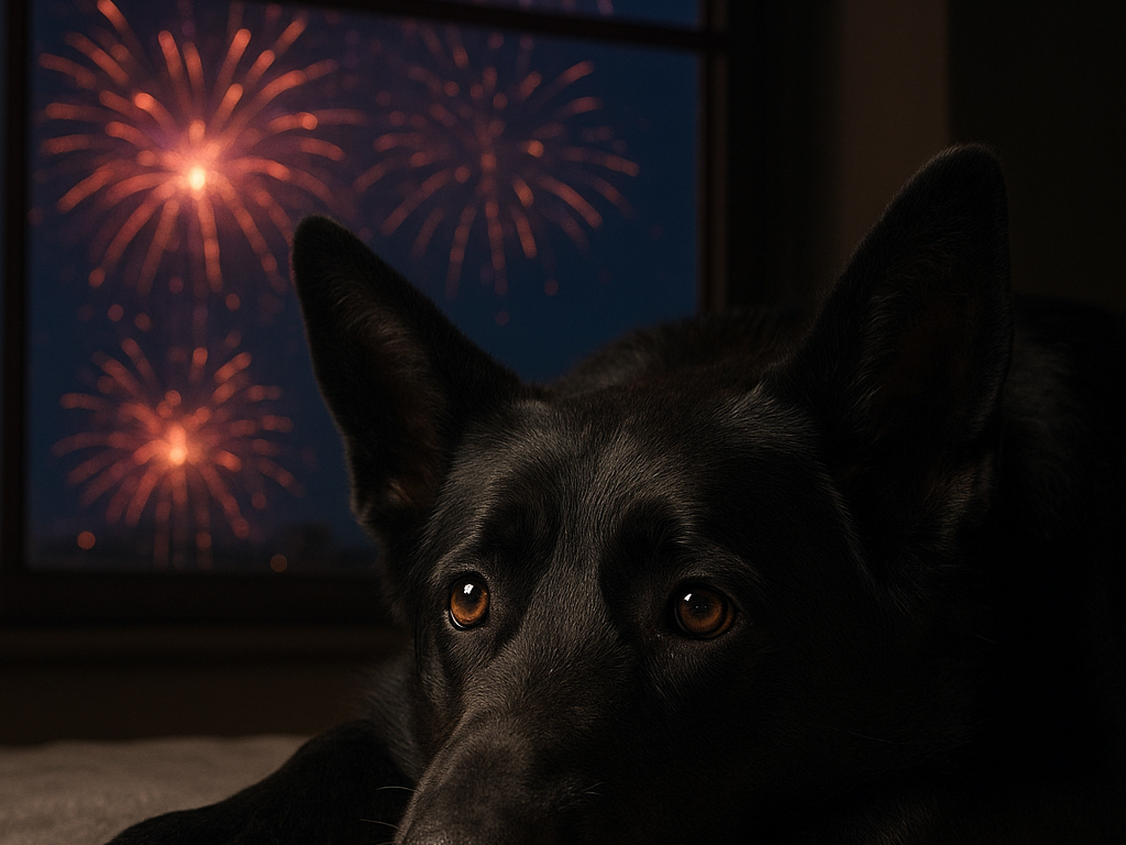 Cómo afectan los fuegos artificiales a perros
