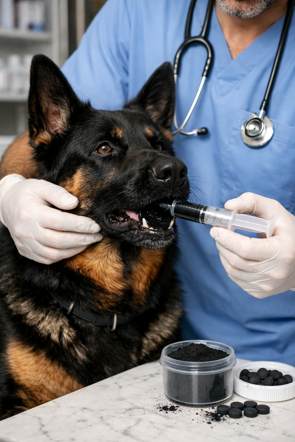 Carbón activo en perros uso riesgos